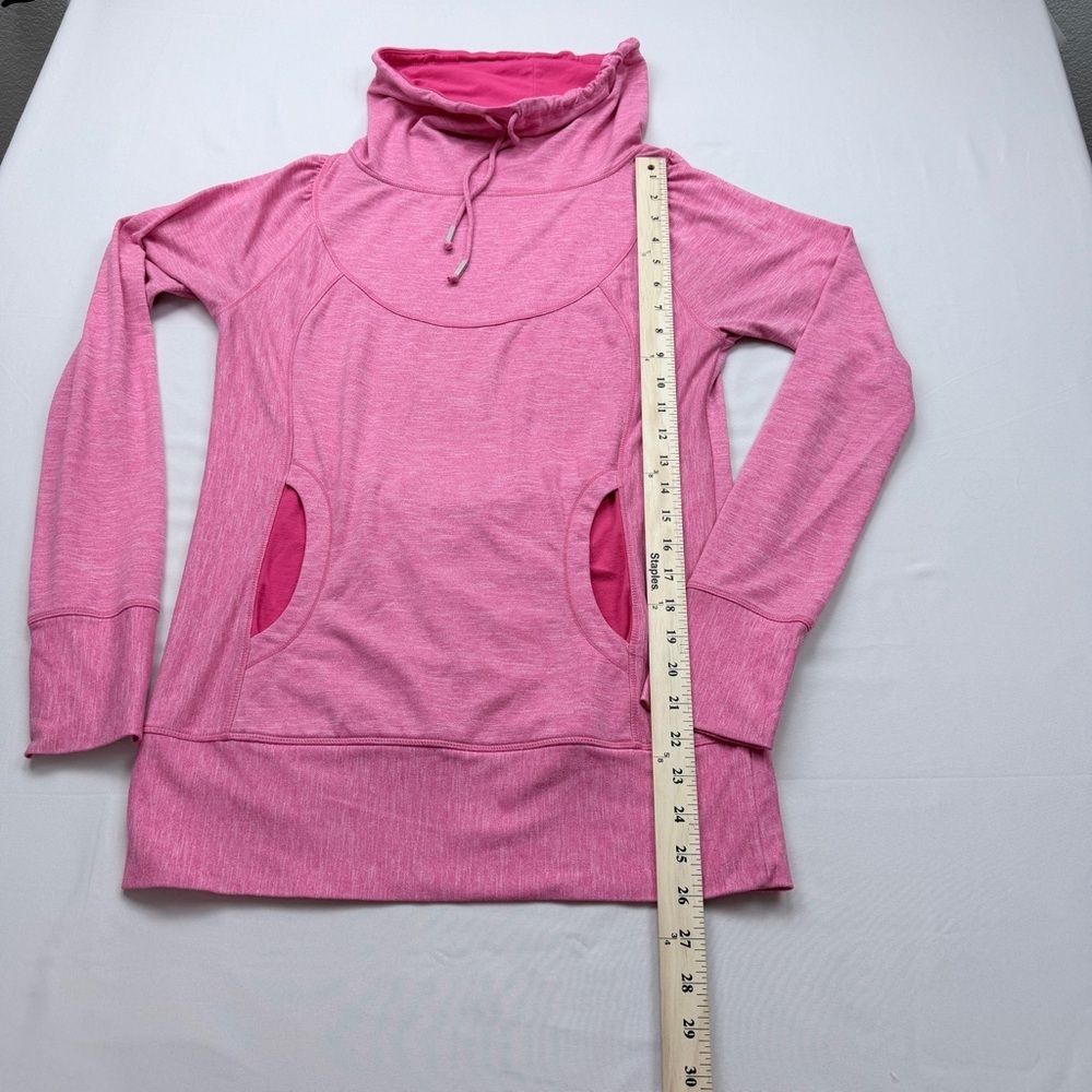 prAna Ember Cowl Hoodie (also referred to as the Ember Pullover), Azalea color - Picture 2 of 8